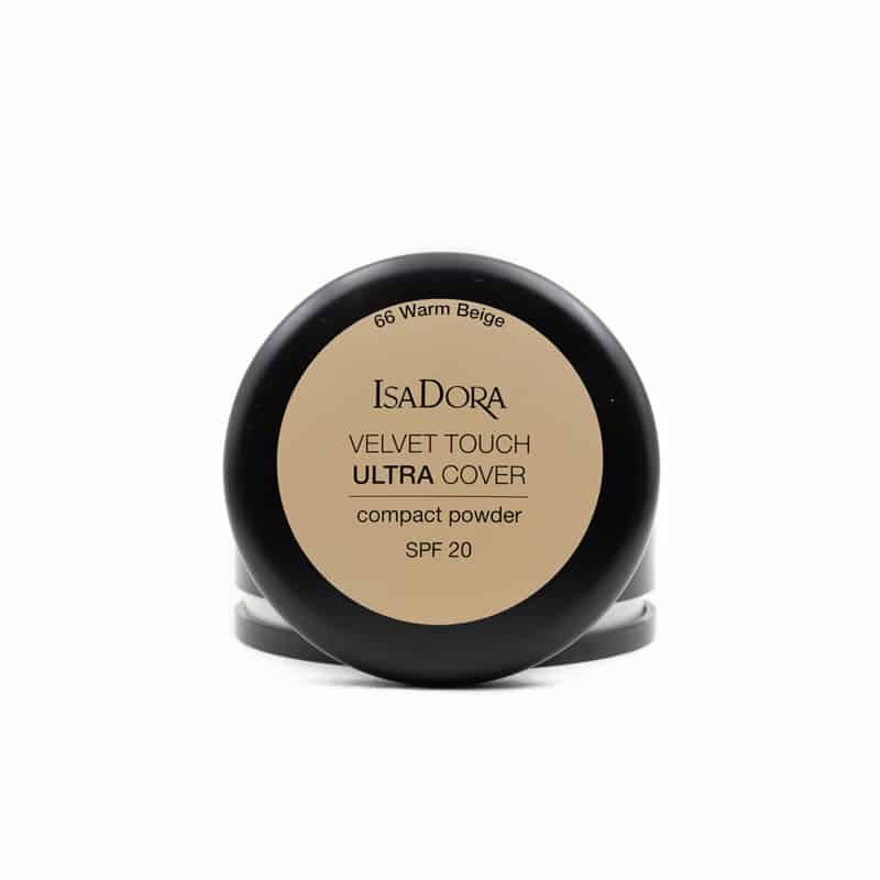 Isadora-Velvet-touch-ultra-cover-compact-powder-spf20-66-warm-beige