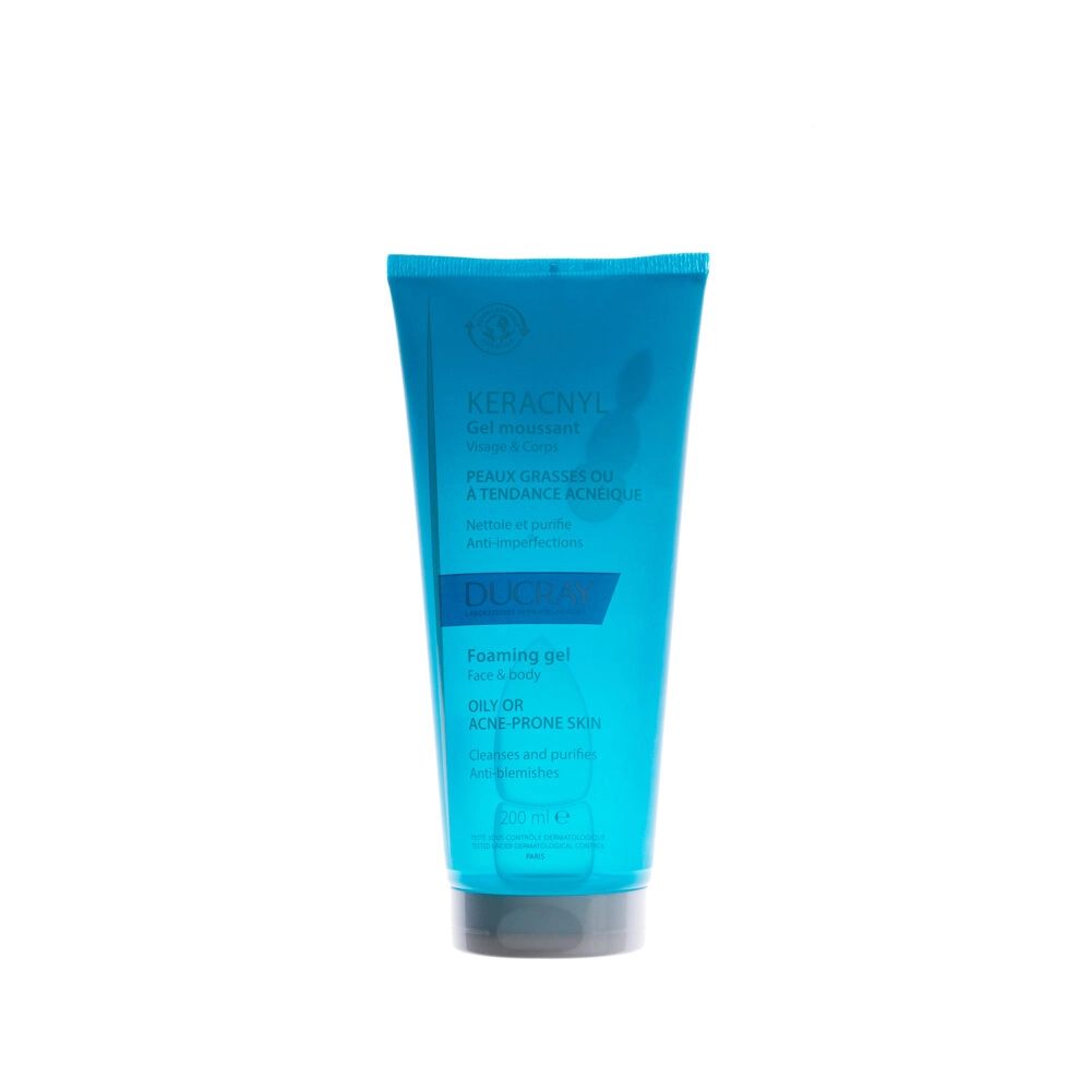 ducray keracnyl gel detergente mousse viso corpo